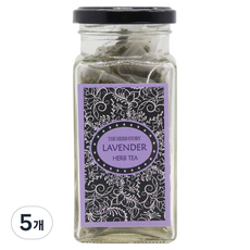 더허브스토리 허브차 라벤더 삼각티백, 1g, 15개입, 5개