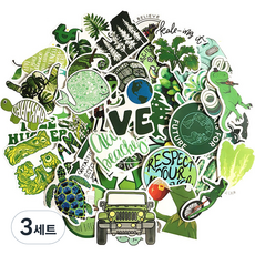 Carrier Notebook Street Select 防水貼紙 50件組, 混色, 3組