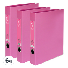 韓國 DREAM 軌道活頁夾 5cm, 粉色, 6個
