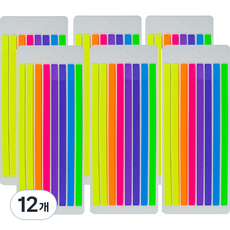 ibis 長型索引螢光筆, 12個, 6入