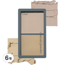 에뛰드 그림자 쉐딩 10g, 3호재조명, 6개