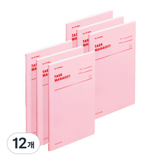 모트모트 태스크 매니저 31DAYS 플래너, 로즈쿼츠, 12개