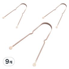 생활소담 스테인레스 U자 혀클리너, 9개