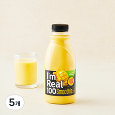풀무원 아임리얼100 망고 스무디, 5개, 500ml