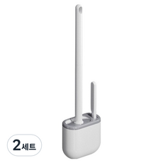 마켓감성 욕실 오래가는 변기솔 2종 + 보관함 세트, 타입 1, 2세트