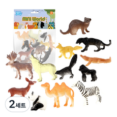 happyplay 迷你世界動物公仔12種套組 ver 2, 2套