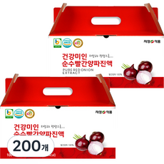 건강미인 순수 빨간 양파진액, 100ml, 200개
