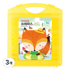 monAmi Moniju 中性蠟筆, 36色, 3個