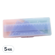 Sevenjib 粉彩三角尺量角器4件組, 紫色, 5套