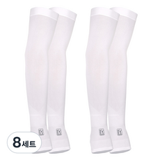 PGA투어 쿨토시 손가락형, 화이트, 8세트