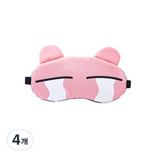 可愛面膜9淚粉色, 1入, 4個