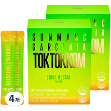 SUNMANC 藤黃果Tok Tok Com 閃耀麝香葡萄口味 30入, 4個, 180g