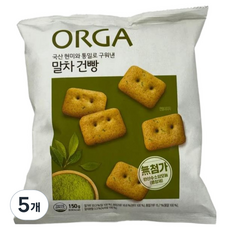 ORGA 抹茶乾糧餅乾, 5個, 150g