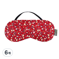 그린라이프 허브 눈찜질팩 레드잔꽃, 1개입, 6개