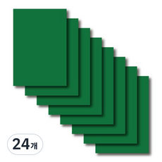 원진 칼라 하드보드지 1T 초록, 2절, 24개