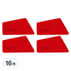 espoir 艾絲珀 便攜服貼海綿, 16個, 紅色