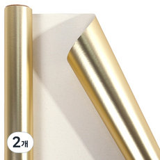 Modernat 金屬紙捲包裝紙 3m, 金色, 2個