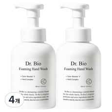 Dr.Bio 泡沫洗手乳 果香麝香, 500ml, 4個