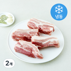 통삼겹살 수육보쌈용 (냉동), 2개, 1kg
