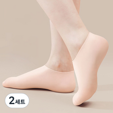 일상나눔 실리콘 보습 양말 양발착용 세트 스킨 FREE, 2세트