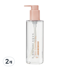 에스네이처 아쿠아 라이스 클렌징 오일, 200ml, 2개