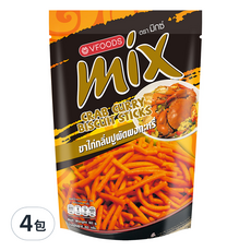 VFOODS Mix 餅乾條 咖哩螃蟹味, 60g, 4包