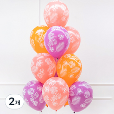 Sempertex 熱帶天堂圖案氣球 30cm 12入組, 隨機出貨, 2個