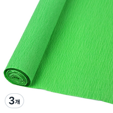 마다꾸미 주름 구김지 잔디그린, 50 x 250 cm, 3개