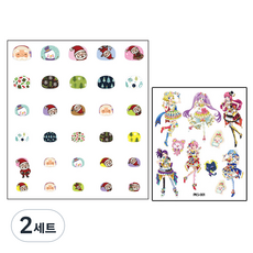 크리스킨드 유아용 네일스티커 메리크리스마스 + 타투스티커 랜덤 발송, RCKS003, 2세트