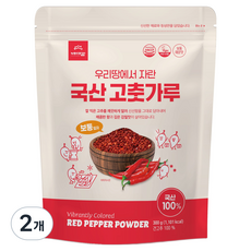 배대감 국산 고춧가루 보통입자, 300g, 2개