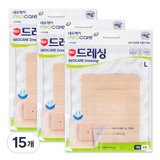 네오메디칼 드레싱 밴드 베이지색, 4개입, 15개