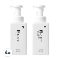 살림백서 핸드워시 베이비파우더향, 500ml, 4개