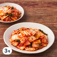 콕집어콕 콕 무맛김치, 1kg, 3개