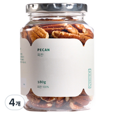 착한습관 피칸, 180g, 4개
