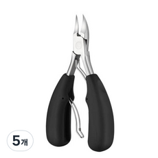 카카스 네일용 고급 체인커팅니퍼, 블랙, 5개