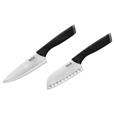 Tefal 特福 不鏽鋼系列 刀具2件組, 1套, 日式主廚刀 12cm + 主廚刀 15cm