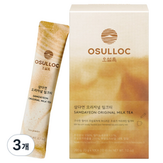 오설록 삼다연 오리지널 밀크티, 20g, 10개입, 3개