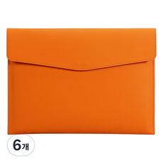 DOnG-A Pms A4皮革文件手拿包, 橘色, 6個