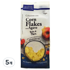 sottolestelle Vegan龍舌蘭糖漿玉米脆片, 5個, 250g