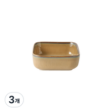 CASA MUUTTI Sena 方形碗 8cm, 棕色, 3個