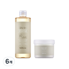 Wellderma 金銀平衡爽膚水 + 多用途面部墊 70 張, 500ml, 6個