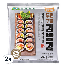 지도표성경 지도표 성경 김밥김, 200g, 2개