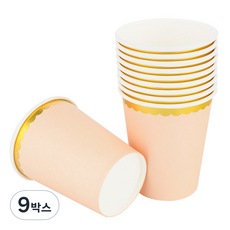 골드라인 파티컵 베이지 240ml, 10개입, 9박스