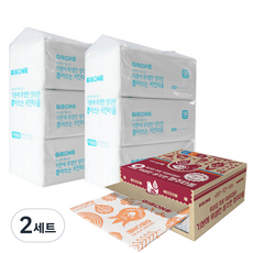 기본에 위생만 생각한 행주타올 30p + 키친타올 130매 x 6p 세트, 2세트