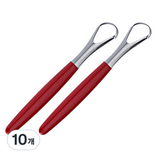 C.ROI 鈦金屬刮舌器 紅色 1組, 10個, 70g