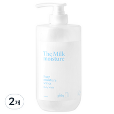 pldq 牛奶保濕沐浴露, 1L, 2個