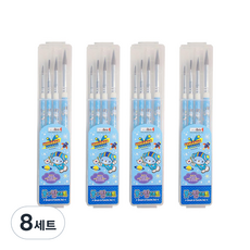 ibis 刷具+調色盤 4入組 CR10136, 藍色, 8組