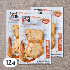 효성어묵 새우볼, 120g, 12개