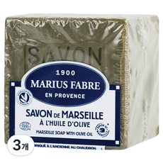 MARIUS FABRE 法鉑馬賽肥皂 馬賽橄欖方塊皂, 200g, 3個