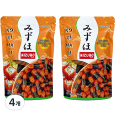 海苔米果 加州卷風味, 4包, 50g